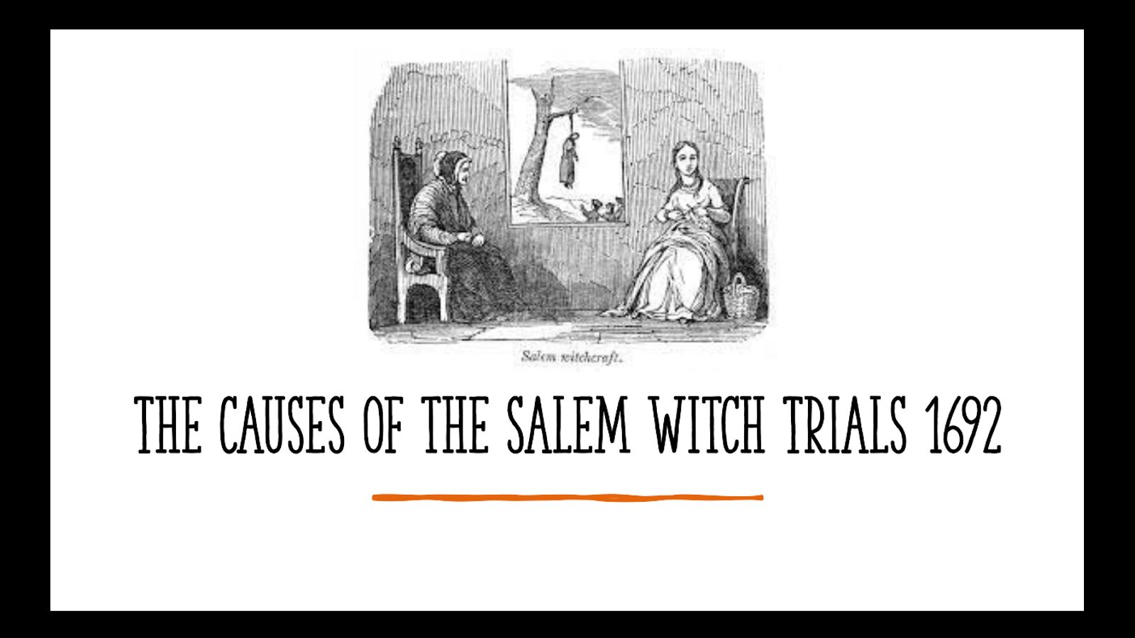 what caused the salem witch crisis of 1692
